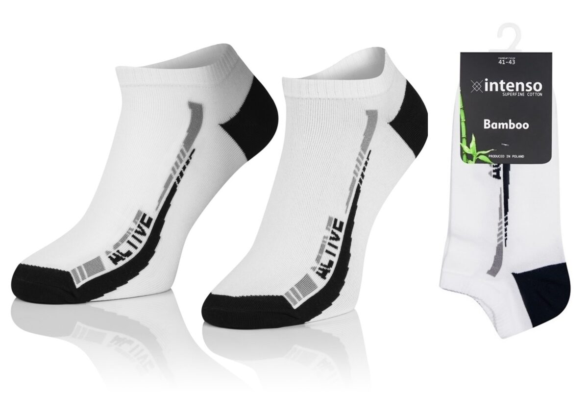 STOPKI SPORTOWE BAMBUSOWE WZÓR 2