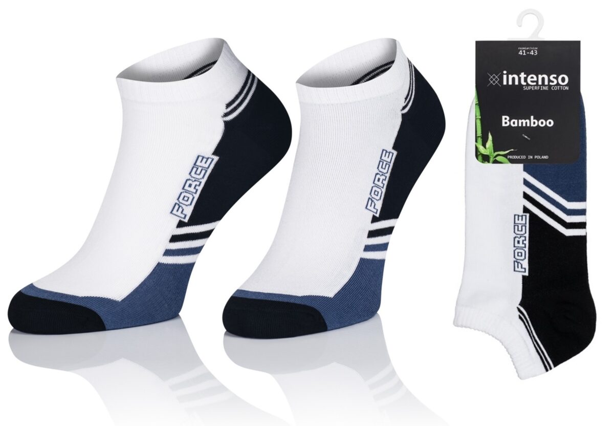 STOPKI SPORTOWE BAMBUSOWE ODDYCHAJĄCE WZÓR 10