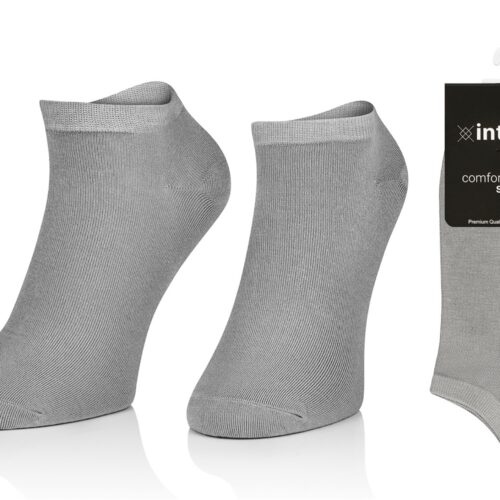 STOPKI MĘSKIE BAMBUSOWE ODDYCHAJĄCE POPIEL