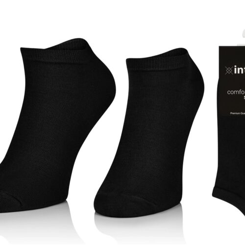 STOPKI MĘSKIE BAMBUSOWE ODDYCHAJĄCE CZARNE