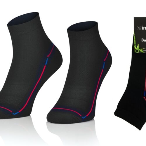 KRÓTKIE SKARPETKI 3/4 ZAKOSTKI SPORTOWE BAMBUSOWE WZÓR 18