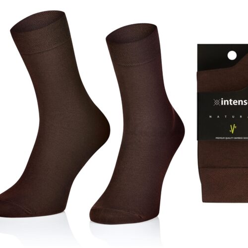 SKARPETY BAMBUSOWE MĘSKIE ODDYCHAJĄCE ART.1061 BRĄZOWE