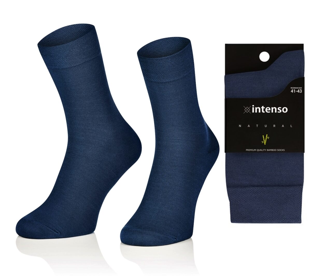 SKARPETY BAMBUSOWE MĘSKIE ODDYCHAJĄCE ART.1061 JEANS