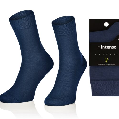 SKARPETY BAMBUSOWE MĘSKIE ODDYCHAJĄCE ART.1061 JEANS