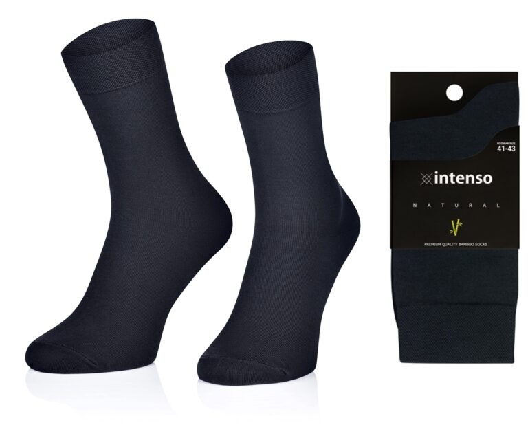 SKARPETY BAMBUSOWE MĘSKIE ODDYCHAJĄCE ART.1061 GRAFIT