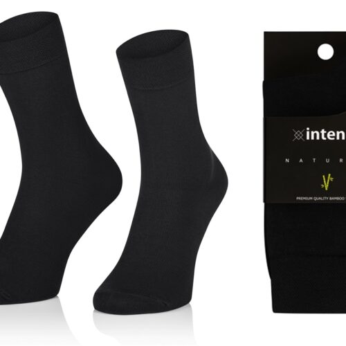 SKARPETY BAMBUSOWE MĘSKIE ODDYCHAJĄCE ART.1061 CZARNE