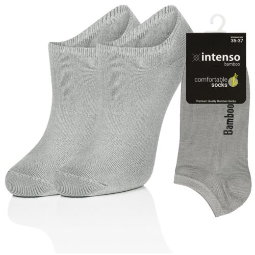 STOPKI BAMBUSOWE DAMSKIE MŁODZIEŻOWE ODDYCHAJĄCE POPIEL