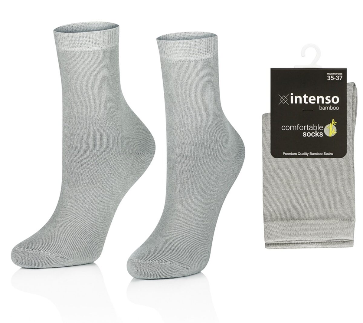 SKARPETKI BAMBUSOWE DAMSKIE / MŁODZIEŻOWE ODDYCHAJĄCE POPIEL