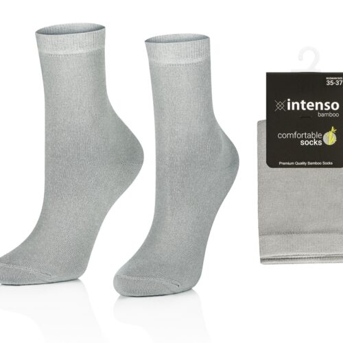 SKARPETKI BAMBUSOWE DAMSKIE / MŁODZIEŻOWE ODDYCHAJĄCE POPIEL