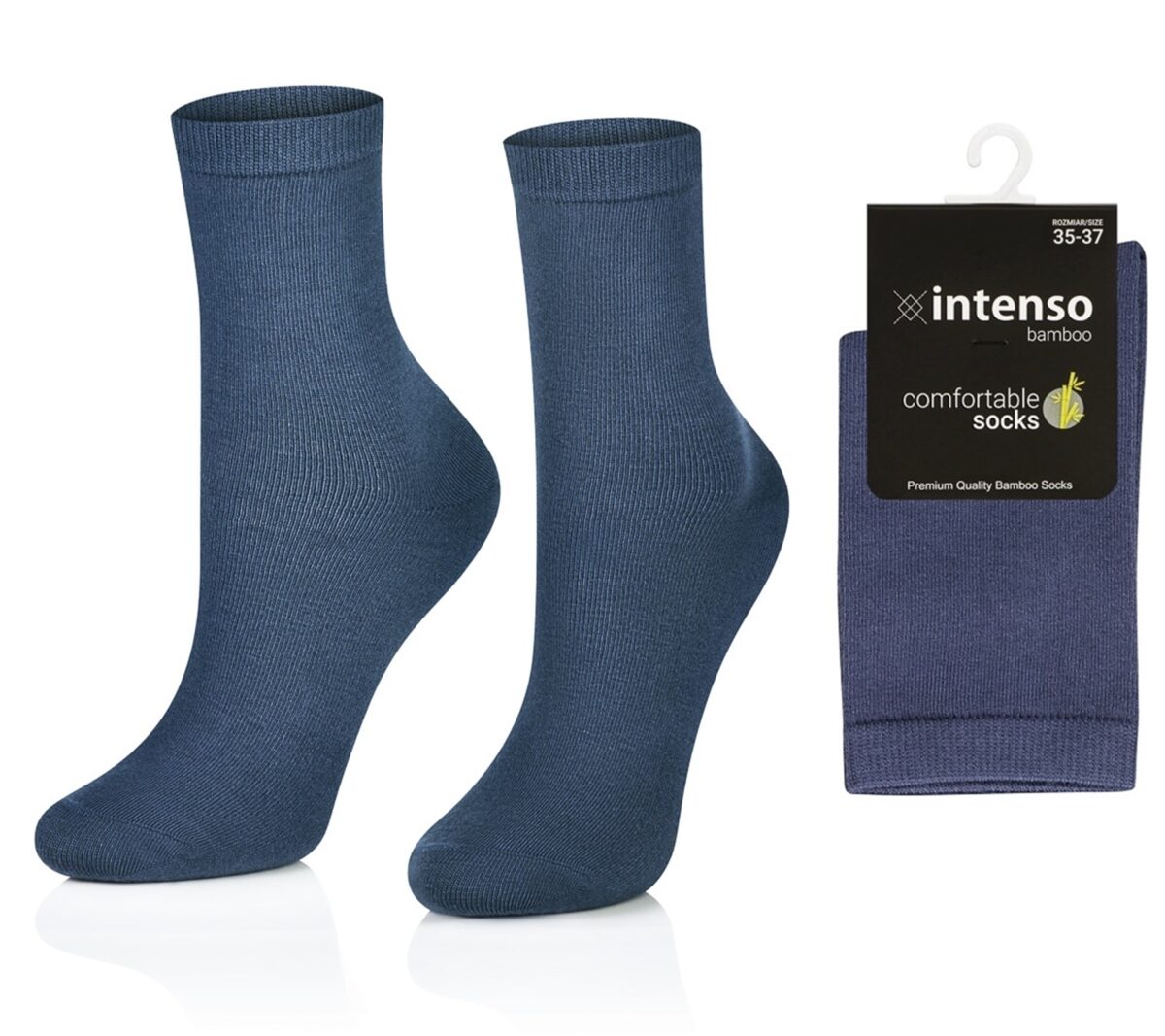 SKARPETKI BAMBUSOWE DAMSKIE / MŁODZIEŻOWE ODDYCHAJĄCE JEANS