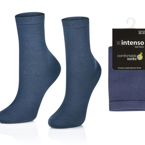 SKARPETKI BAMBUSOWE DAMSKIE / MŁODZIEŻOWE ODDYCHAJĄCE JEANS