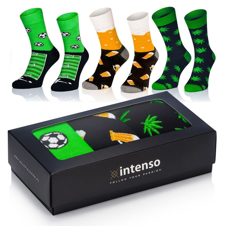 Zestaw Skarpet Z7 eleganckie pudełko 3Pak na prezent