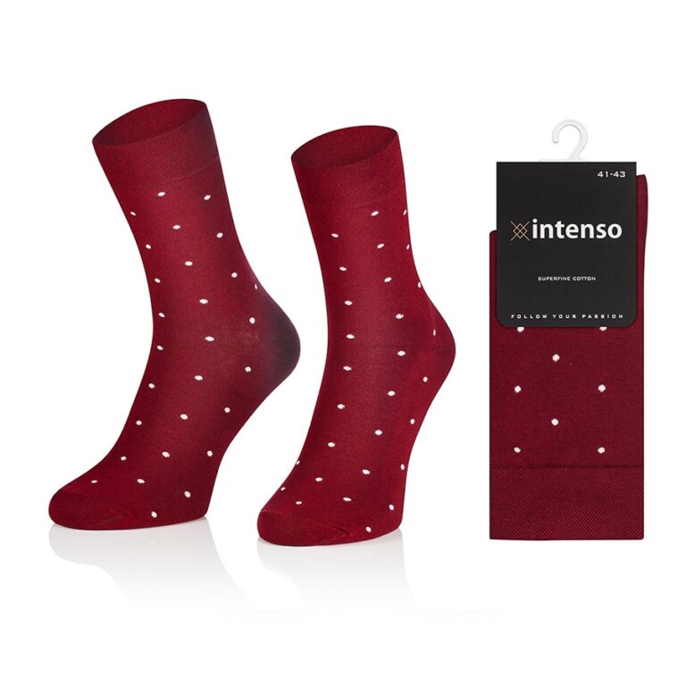 ELEGANCKIE SKARPETY MĘSKIE WE WZORY WZ3