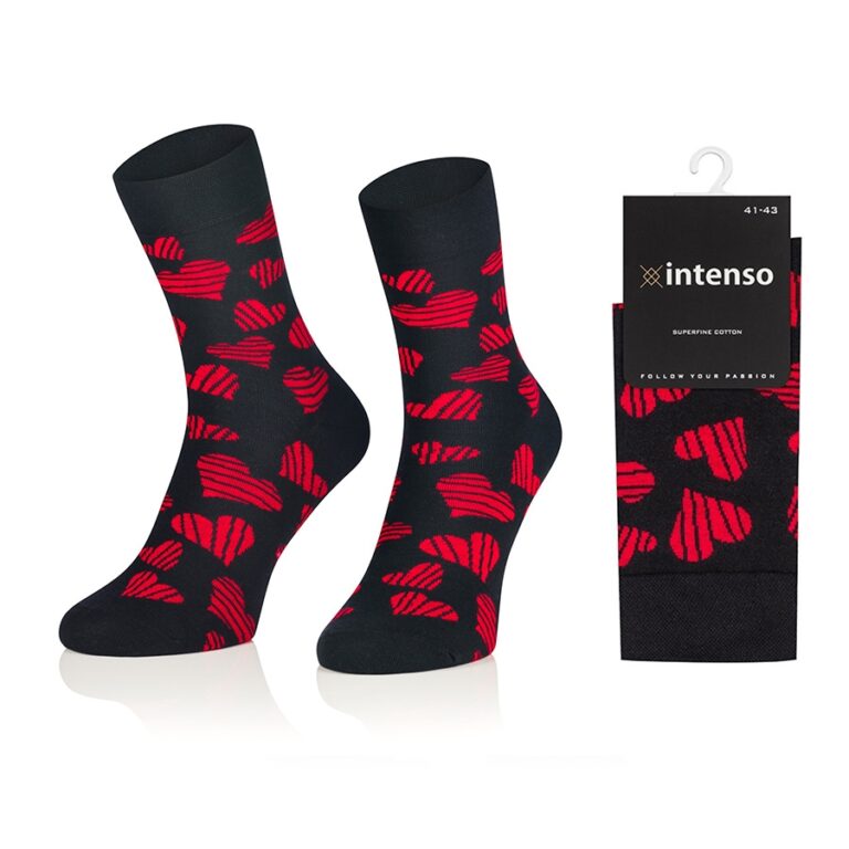 ELEGANCKIE SKARPETY MĘSKIE WE WZORY WZ4