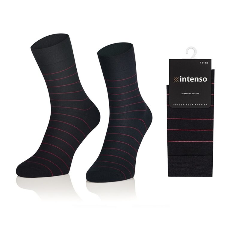 ELEGANCKIE SKARPETY MĘSKIE WE WZORY WZ12