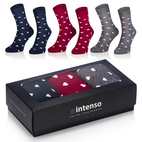 Zestaw Skarpet Z10 eleganckie pudełko 3Pak na prezent