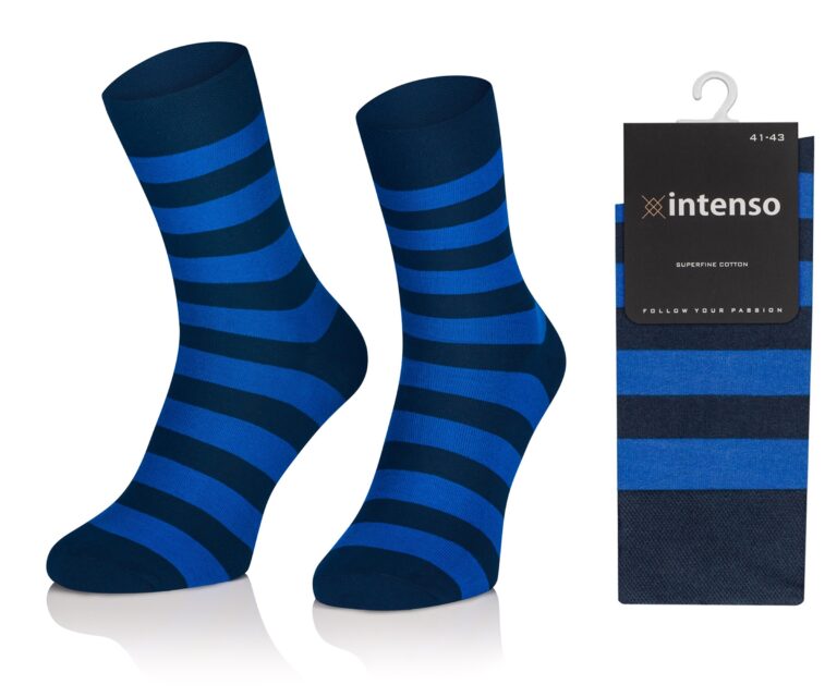 ELEGANCKIE SKARPETY MĘSKIE WE WZORY WZ13