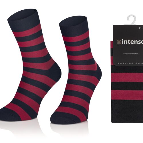 ELEGANCKIE SKARPETY MĘSKIE WE WZORY WZ14