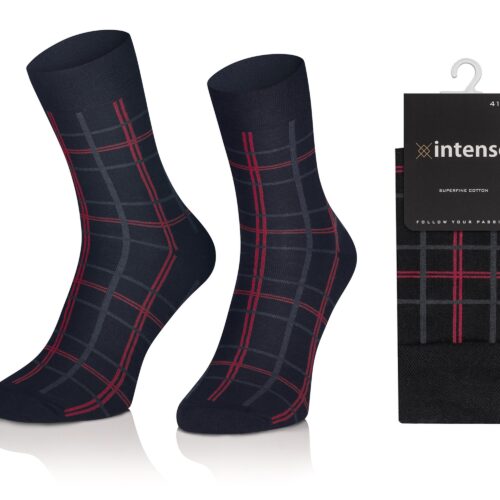 ELEGANCKIE SKARPETY MĘSKIE WE WZORY WZ16