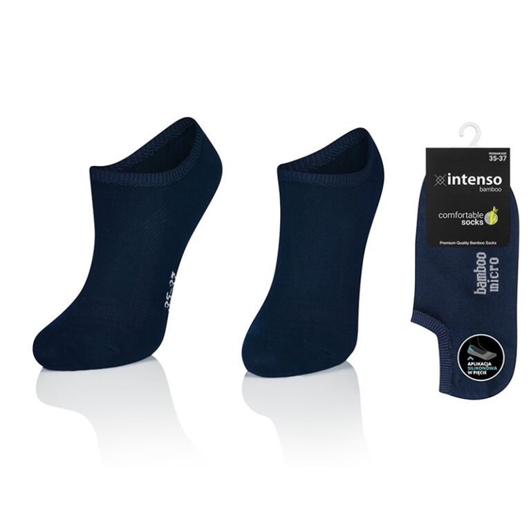 MICRO STOPKI Z WŁÓKNA BAMBUSOWEGO Z APLIKACJĄ SILIKONOWĄ W PIĘCIE + JONY SREBRA ART. 1269 WZ4