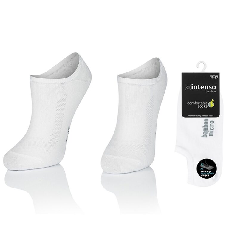 MICRO STOPKI Z WŁÓKNA BAMBUSOWEGO Z APLIKACJĄ SILIKONOWĄ W PIĘCIE + JONY SREBRA ART. 1269 WZ1