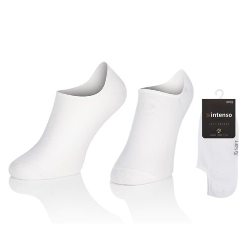 STOPKI KRÓTKIE INTENSO SOFT COTTON ART. 006 KOL:001 – BIAŁE