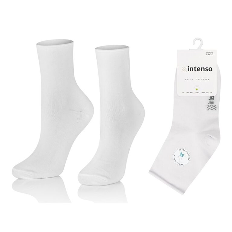 SKARPETKI BEZUCISKOWE DAMSKIE BAWEŁNA ART. 020 KOL:001