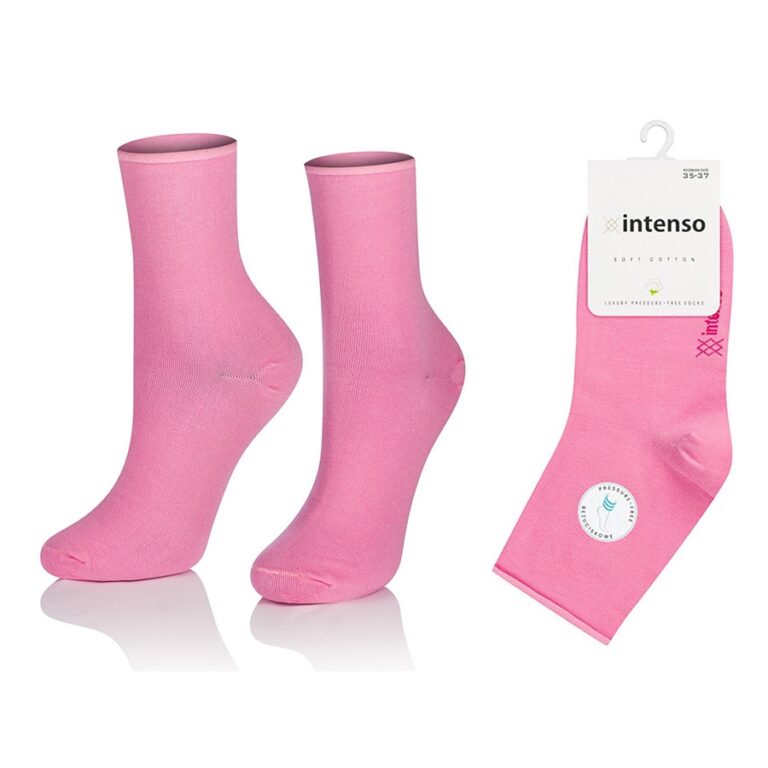 SKARPETKI BEZUCISKOWE DAMSKIE BAWEŁNA ART. 020 KOL:018