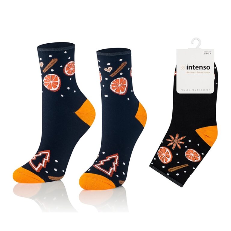 Skarpetki Świąteczne Damskie Intenso wz. 199