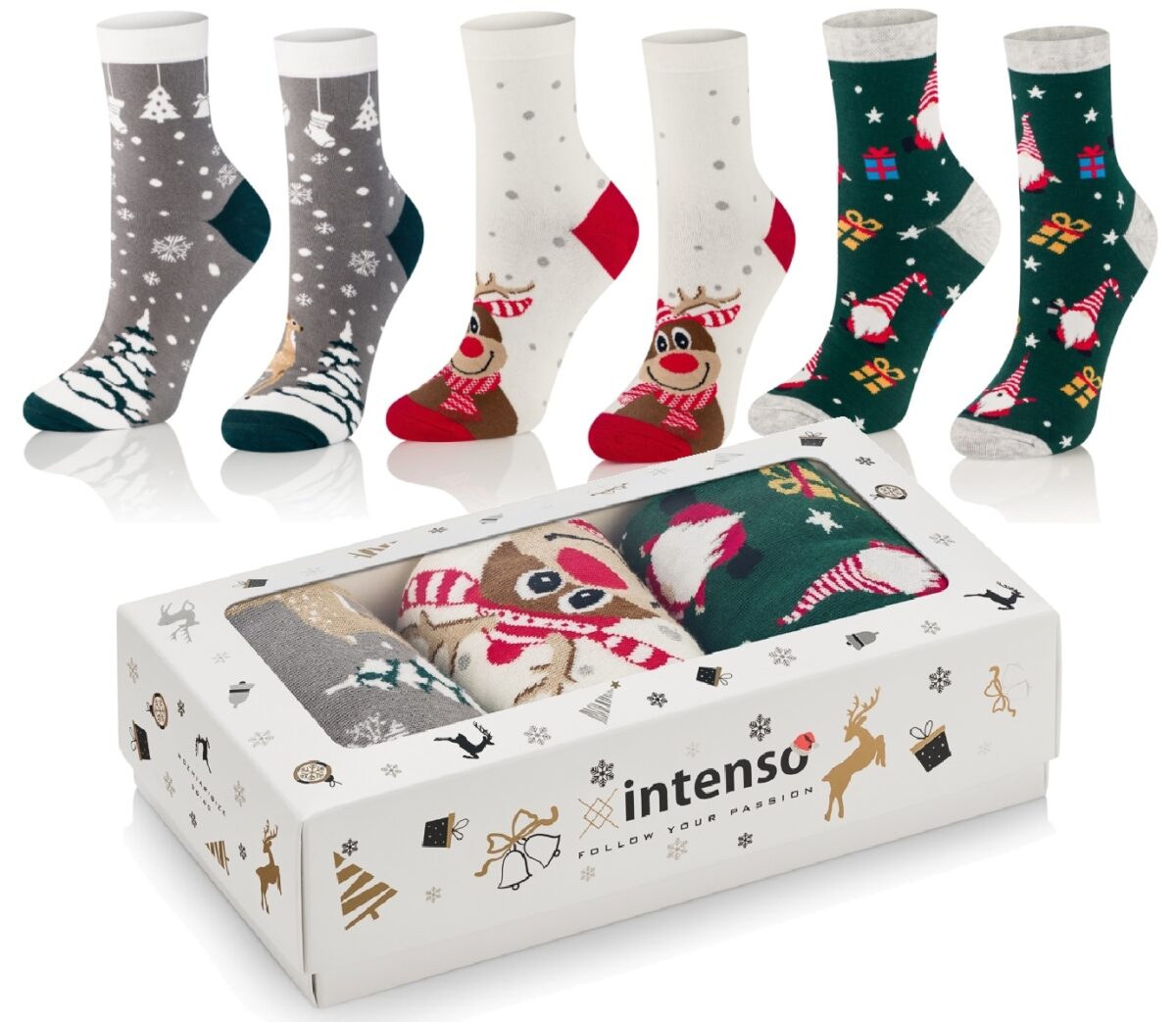 Skarpetki Świąteczne Zestaw Prezentowy Damski nr. 5 ART. 341