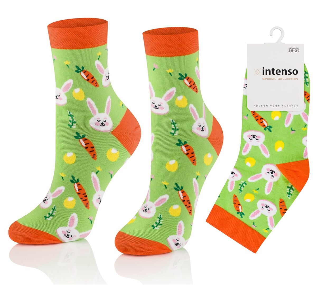 Skarpetki damskie wielkanocne Intenso art. 0471_005 - Króliczki