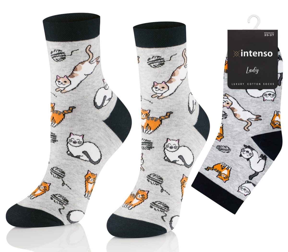 Skarpetki damskie we wzory Art. 0433 wz003