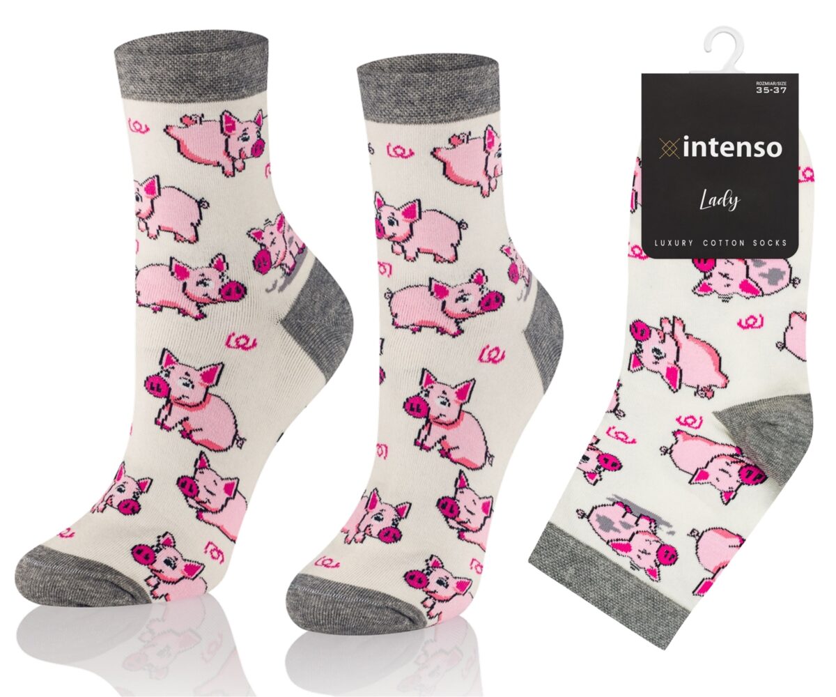 Skarpetki damskie we wzory Art. 0433 wz005