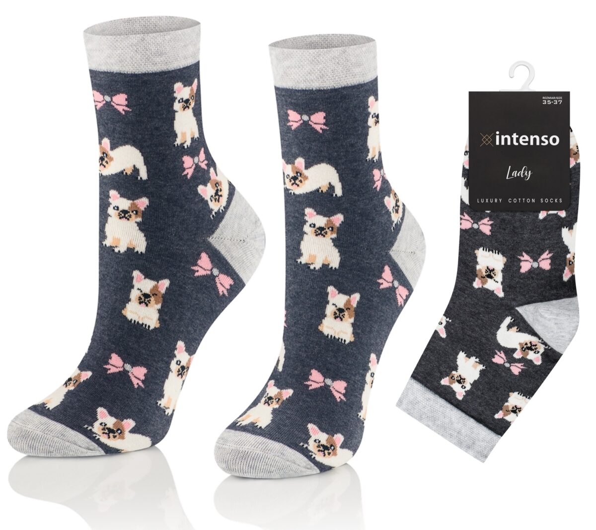 Skarpetki damskie we wzory Art. 0433 wz004