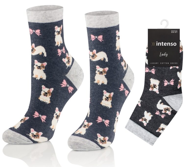 Skarpetki damskie we wzory Art. 0433 wz004