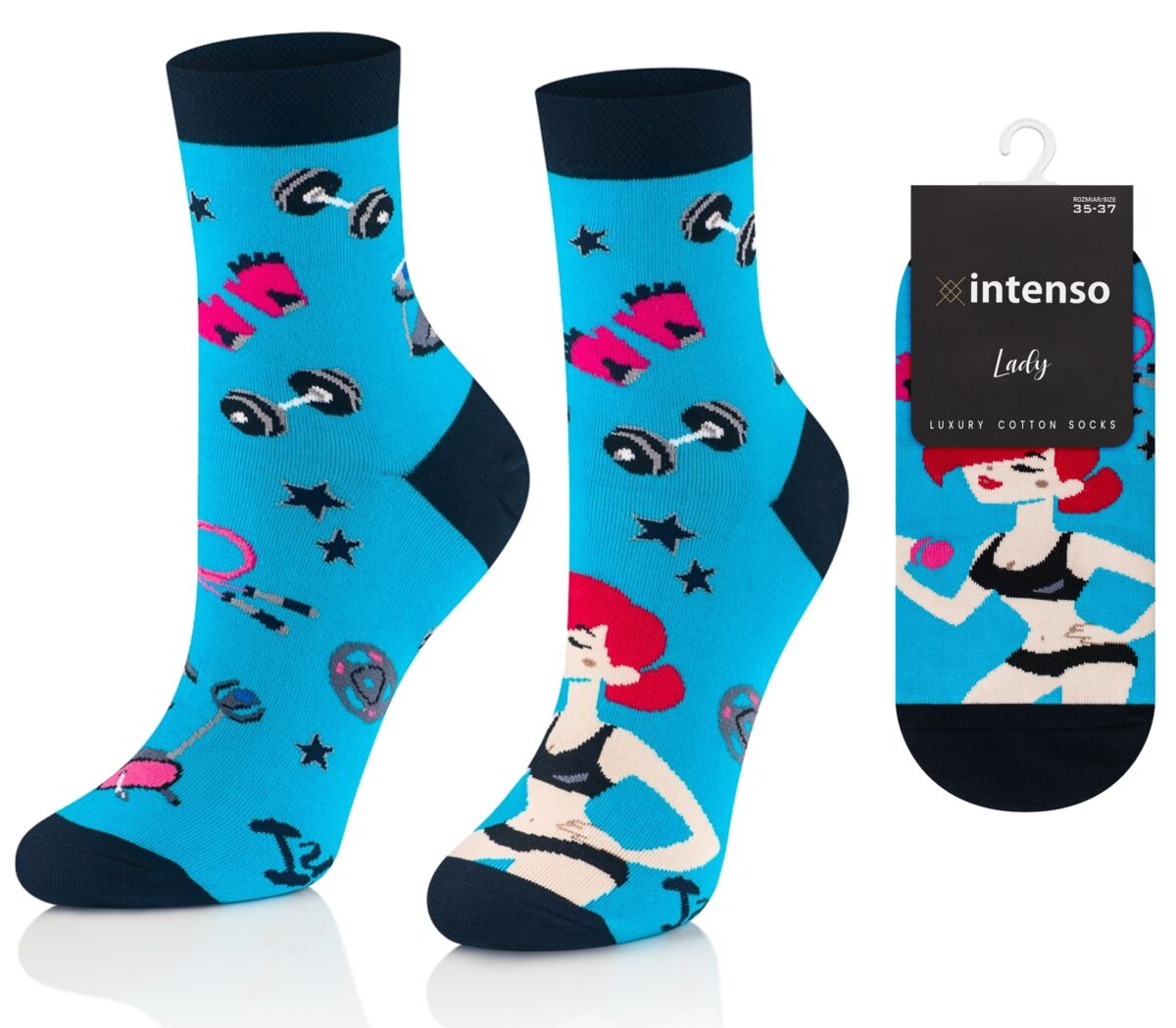 Skarpetki damskie we wzory Art. 0532 wz001