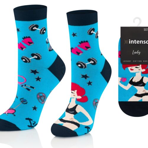 Skarpetki damskie we wzory Art. 0532 wz001