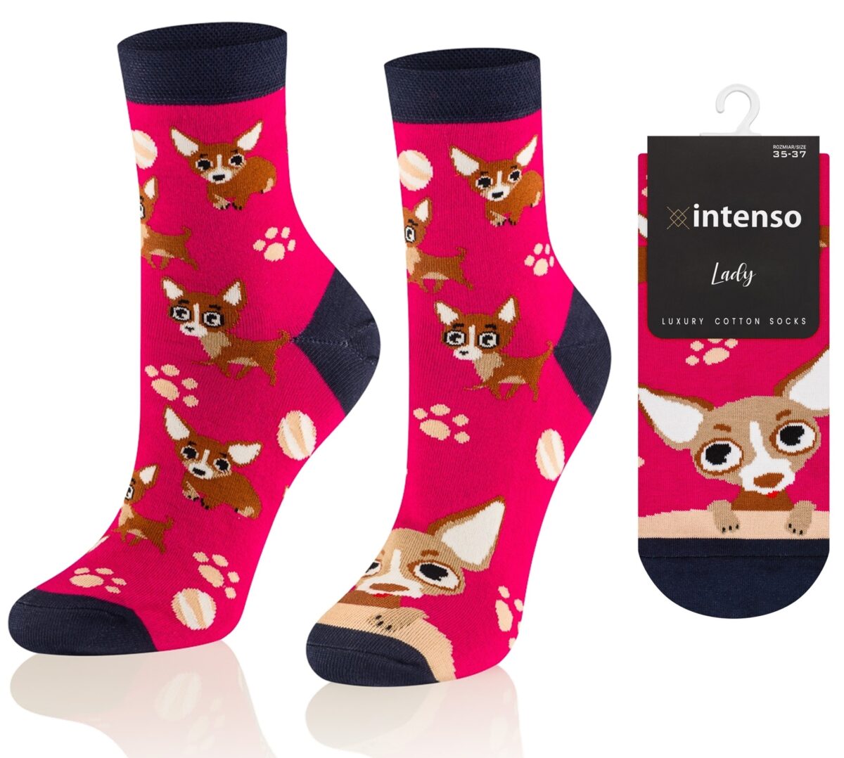 Skarpetki damskie we wzory Art. 0532 wz002