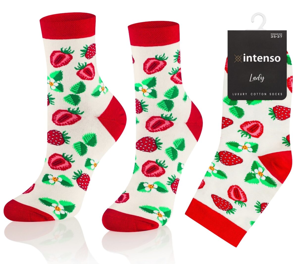 Skarpetki damskie we wzory Art. 0433 wz009