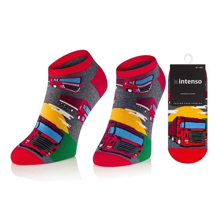 Stopki męskie Intenso we wzory art. 0563 wz004