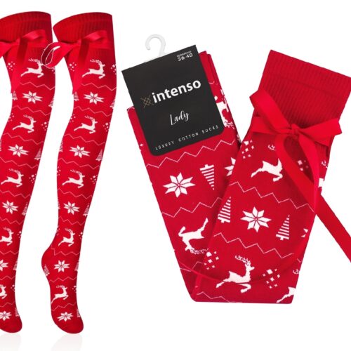 ZAKOLANÓWKI ŚWIĄTECZNE Z KOKARDKĄ INTENSO ART. 440 WZ. 227