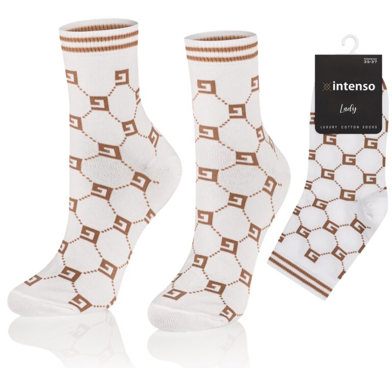 Skarpetki damskie Intenso Luxury art. 0471 wzór BB1471