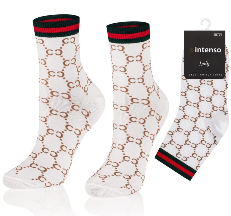 Skarpetki damskie Intenso Luxury art. 0471 wzór CC1471