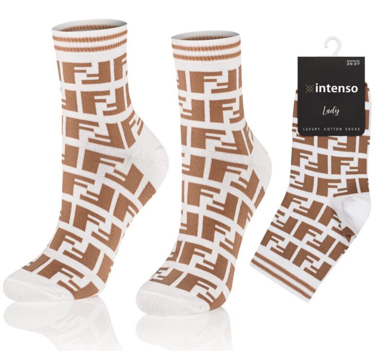 Skarpetki damskie Intenso Luxury art. 0471 wzór DD2471