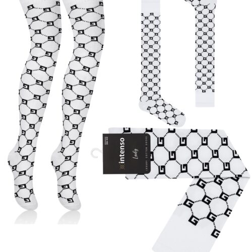 Zakolanówki damskie bawełniane Intenso Luxury ART. 372 WZ. BB1