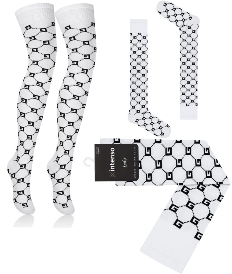 Zakolanówki damskie bawełniane Intenso Luxury ART. 372 WZ. BB1