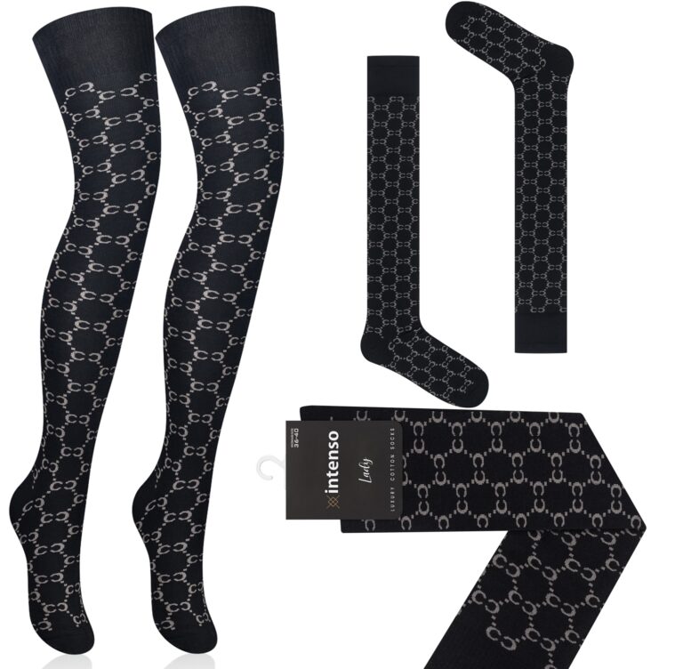 Zakolanówki damskie bawełniane Intenso Luxury ART. 372 WZ. CC2