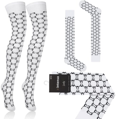 Zakolanówki damskie bawełniane Intenso Luxury ART. 372 WZ. CC1