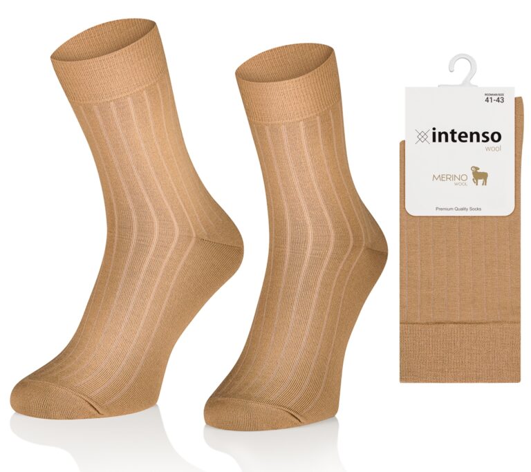 Intenso Merino Wool - Skarpety bezuciskowe z Wełny Merynosów ART. 0648 wz. 003