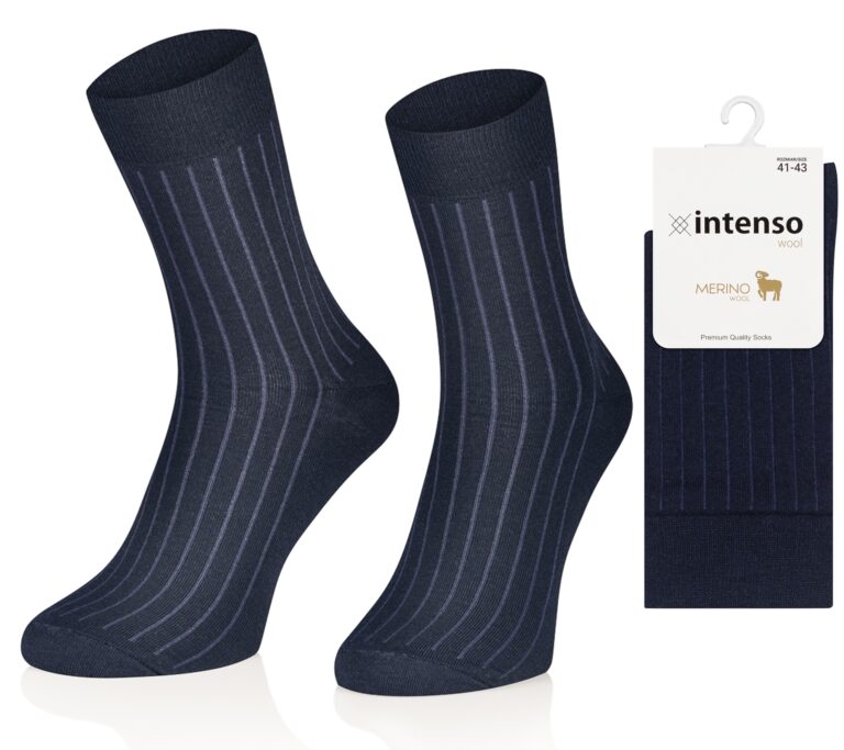 Intenso Merino Wool - Skarpety bezuciskowe z Wełny Merynosów ART. 0648 wz. 010